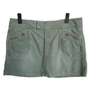 AEO Khaki Green Casual Skirt 14